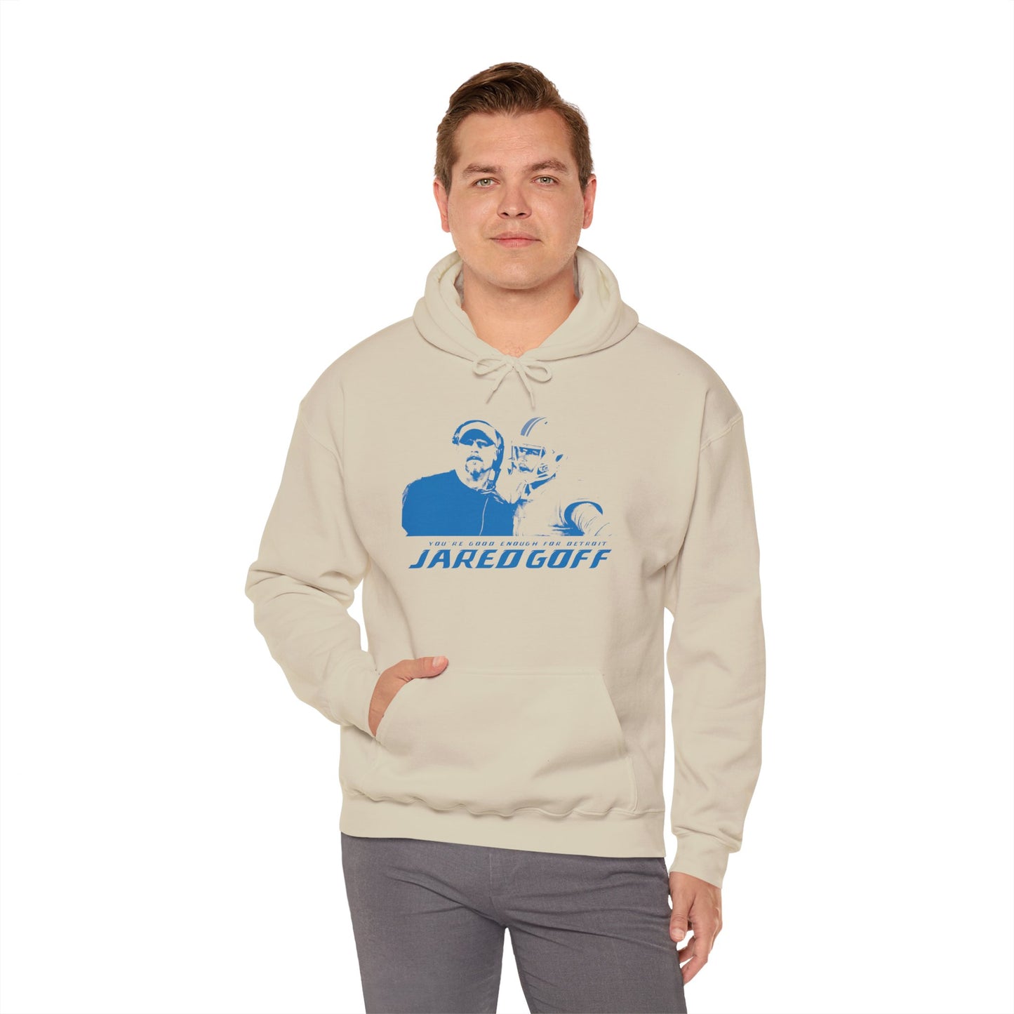 "Detroit for Goff" Graphic Hoodie